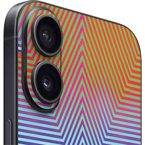 Wonder Woman 1984 (2020) Rainbow Chevron Logo iPhone 16 Plus Skin